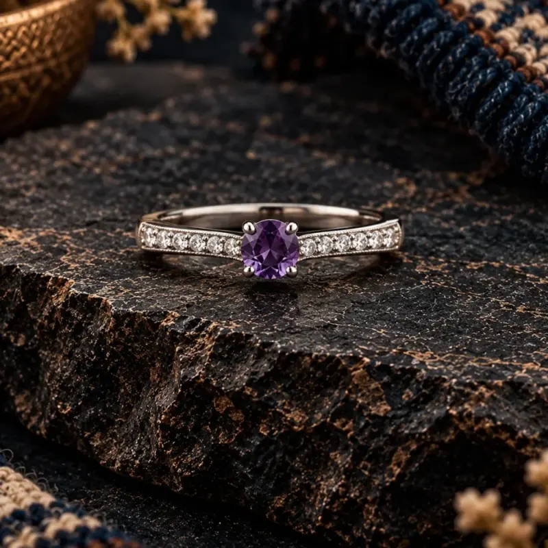 Anillo Amatista