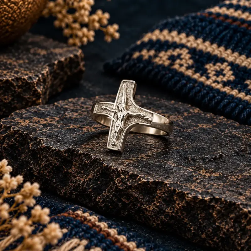 Anillo Crucifijo