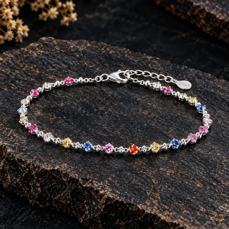 Pulsera Tenis Arcoíris